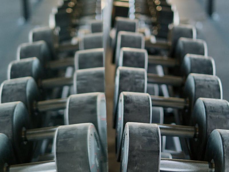 Sequence of gym equipment for a balanced workout session